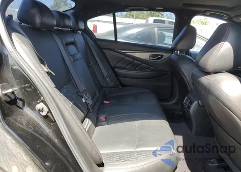 2018 Infiniti Q50 Red Sport 400 z USA, uszkodzony, nr VIN JN1FV7AR8JM480495